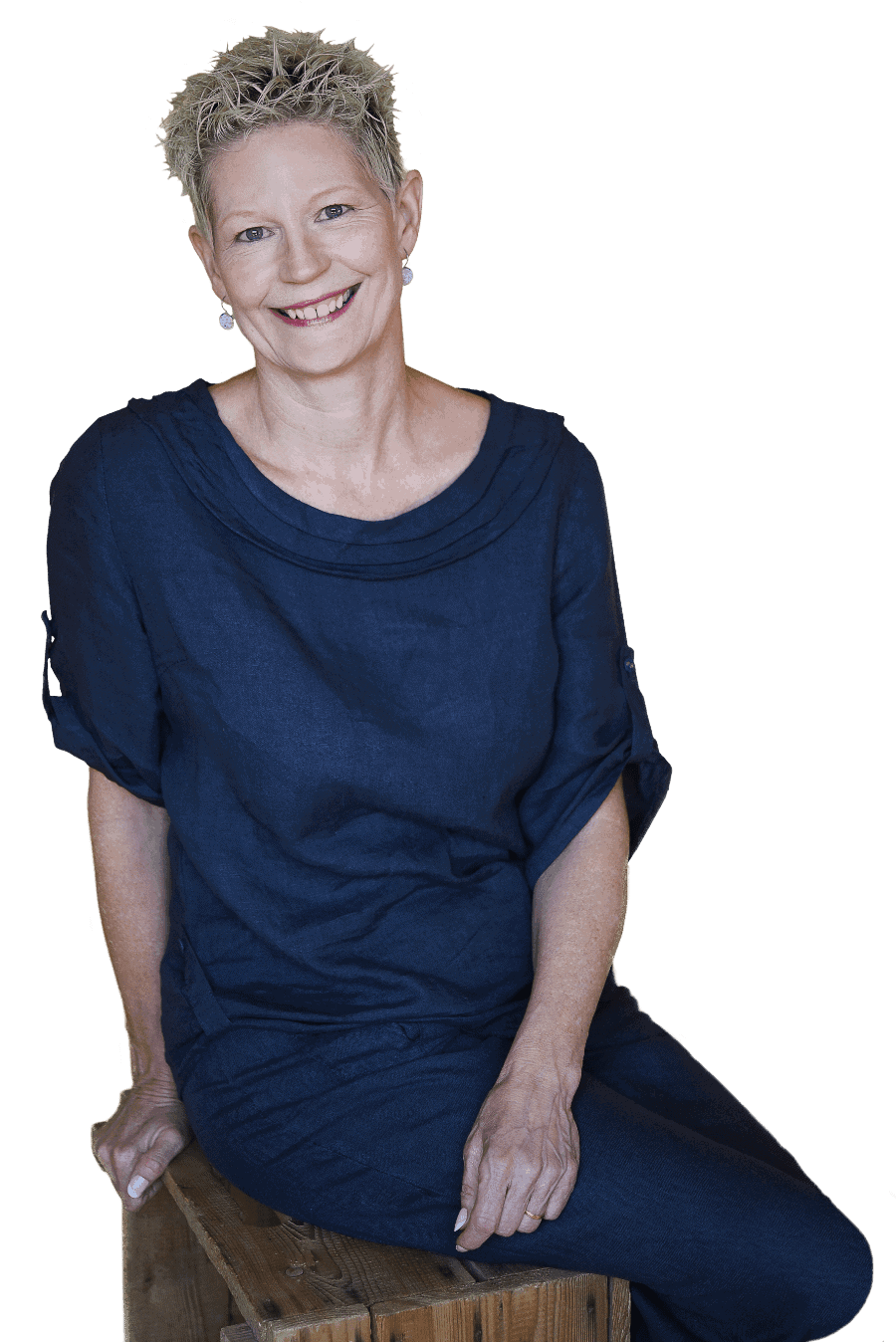Michèle assise